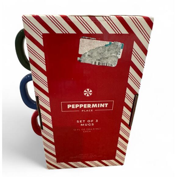 Christmas Nut Cracker Mugs set of 3 Stackable - Picture 3 of 3